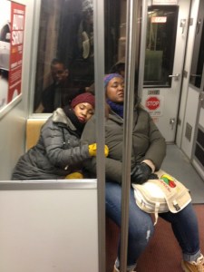 Baby's first visit to NYC, visiting Auntie Eb.  Obviously we are best friends for a reason :-)