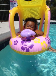 First time in the pool